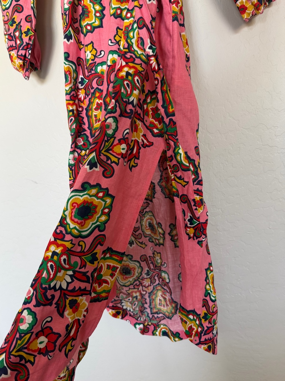 Boden pink linen maxi dress size 6 - Picture 4 of 9